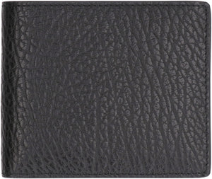 Leather flap-over wallet-1